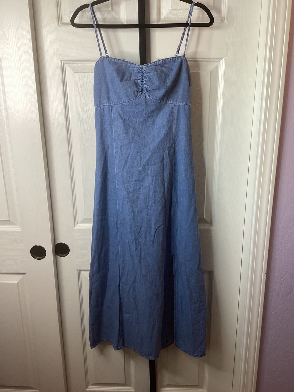 Sunday Edition Denim Summer Maxi Dress, size Medium, NWT - Picture 4 of 6